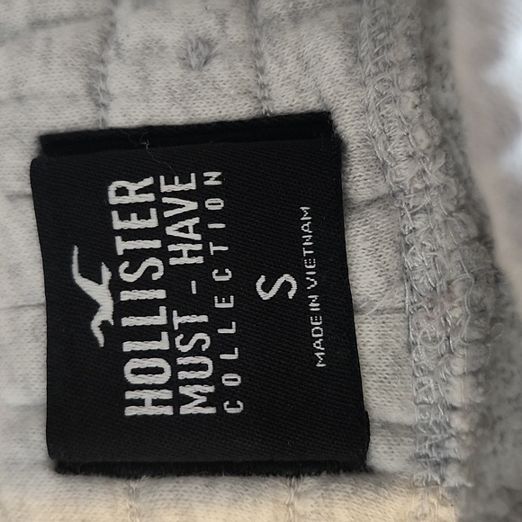Hollister Must-Have Collection Light Gray Heather Jogger Sweatpants, S - Picture 5 of 5